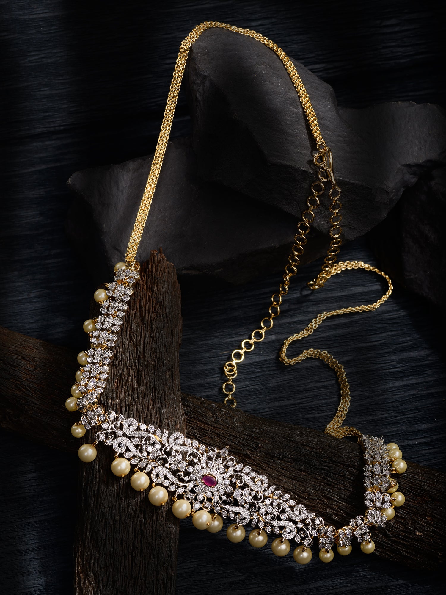 Silver Toned White Ad Studded Floral Motif KamarbandhKamarbandh, zaveri pearls, sale price rs, sale price, sale gold plated, sale gold, sale, rubans, ring, regular price, priyassi jewellery,